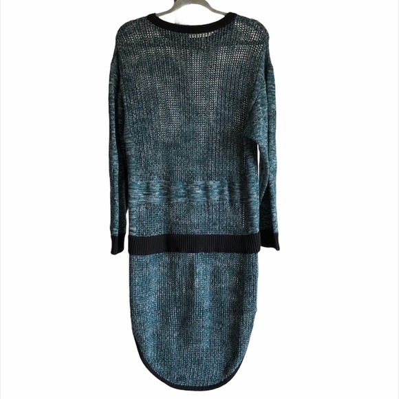 Public School Knit Turquoise Blue Sweater Dress S - Picture 10 of 10